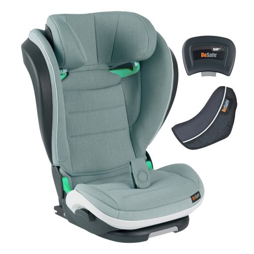 BeSafe gyerekülés iZi Flex FIX i-Size Isofix 100-150 cm Sea Green Mélange 09 MTB