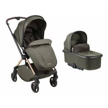   Kikkaboo babakocsi 2in1 átfordítható tolókarral Lanah army green MTB