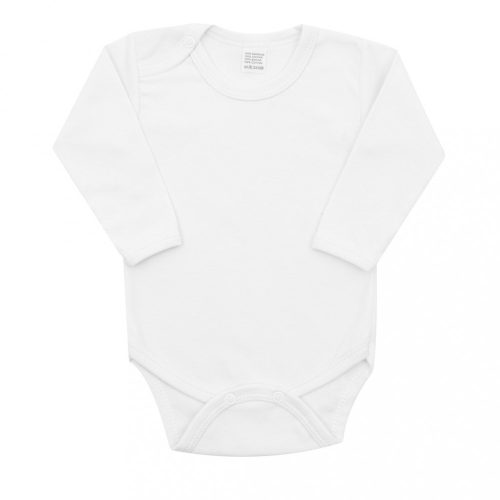 Luxus baba hosszú ujjú body New Baby - fehér