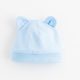 Baba pamut sapka fülekkel New Baby Kids kék - 62 (3-6 h)