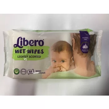 Libero Wet Wipes Lightly Scented nedves popsitörlő kendő