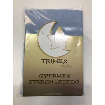 Trimex gyermek strech lepedő - kék