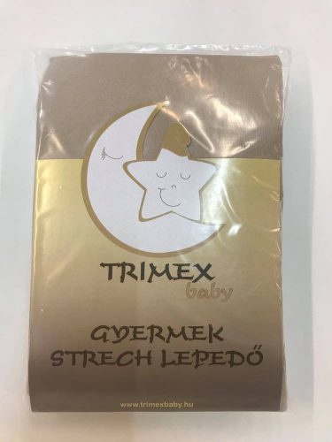 Trimex gyermek strech lepedő - bézs