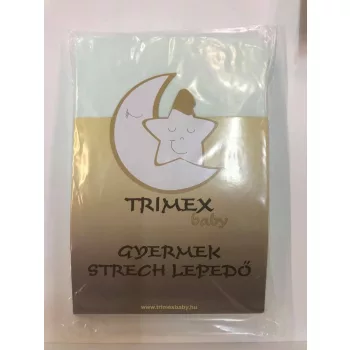 Trimex gyermek strech lepedő - zöld