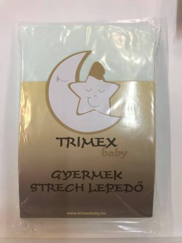 Trimex gyermek strech lepedő - zöld