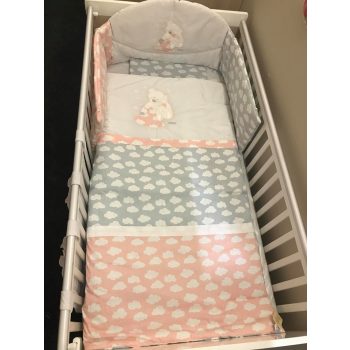 Pamut Babaágynemű, 3 részes - macis felhős