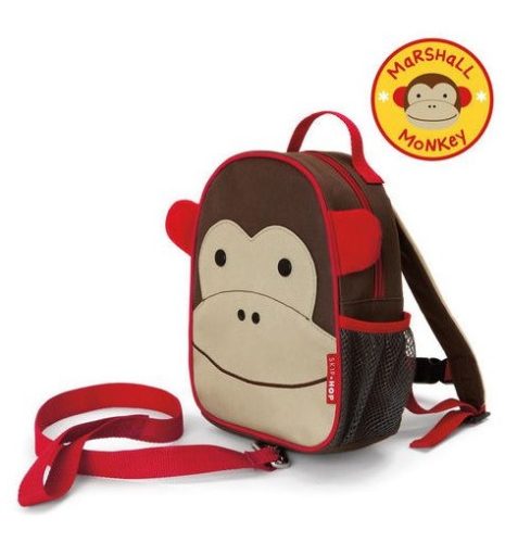 Skip Hop Zoo hátizsák pórázzal - majom