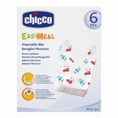 Chicco EASY MEAL eldobható előke 40 db-os