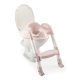 Thermobaby Kiddy Loo lépcsős WC szűkítő - Rose poudre - Rózsaszín