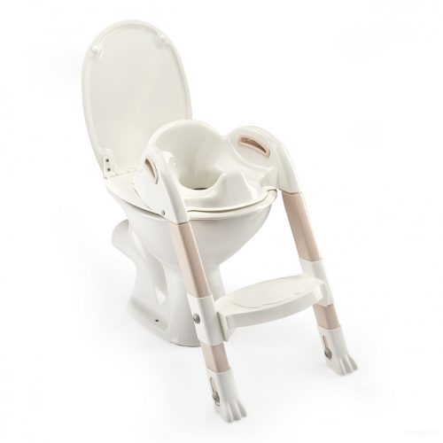 Thermobaby Kiddy Loo lépcsős WC szűkítő - Blanc Marron Glace