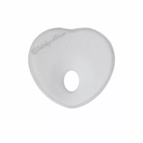 Kikkaboo párna - laposfejűség elleni memóriahabos ergonomikus Airknit  szív szürke