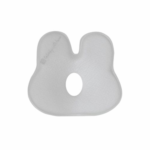 Kikkaboo párna - laposfejűség elleni memóriahabos ergonomikus Airknit  nyuszi szürke
