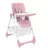Kikkaboo etetőszék Spicy PLUS     pink