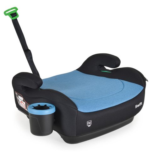 Cangaroo ülésmagasító Swift I-Size pohártartóval, hevederrel 125-150cm kék