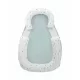 Kikkaboo babapozicionáló - memóriahabos hypoallergén legurulás gátlós 60x40x8cm Menta háromszögek