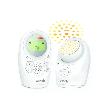   Vtech bébiőr audio kétirányú éjjeli fénnyel és projectorral DM1212