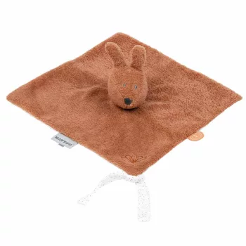   Nattou szundikendő plüss Susie and Bonnie - Bonnie, a nyuszi barna