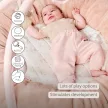Nattou játszószőnyeg védőpárnával és játékhíddal FANFAN pink
