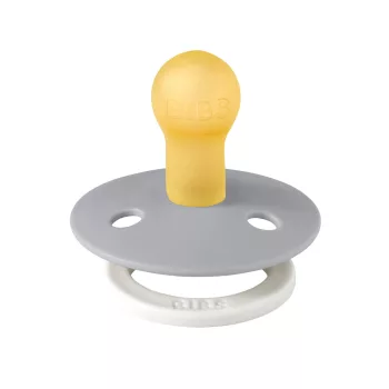   BIBS játszócumi - Colour natúr kaucsuk éjszakai 0-6 hó delfin 1 db tasakban