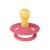 BIBS játszócumi - Colour natúr kaucsuk 6-18 hó korall 1 db tasakban