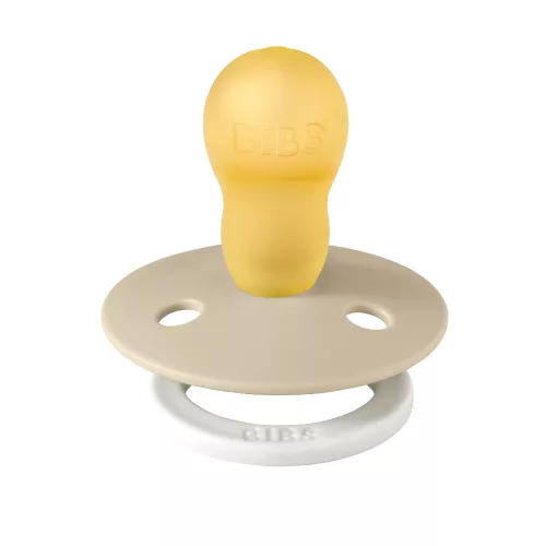 BIBS játszócumi - Colour natúr kaucsuk éjszakai 18-36 hó vanília 1 db tasakban