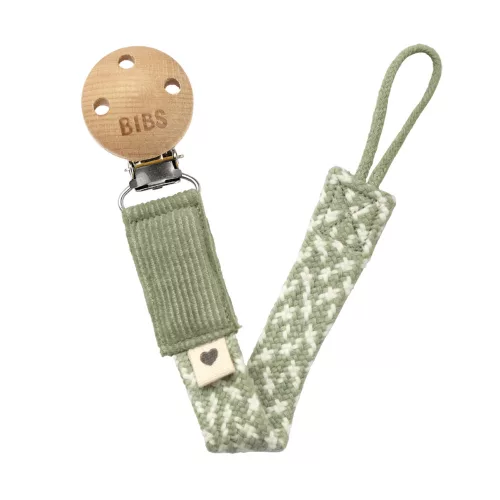 BIBS cumilánc Norvég mintás zsálya/krémfehér