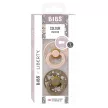 BIBS játszócumi - X Liberty Colour natúr kaucsuk 0-6 hó capel púderrózsaszín 2 db