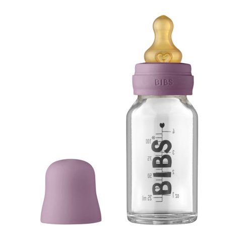 BIBS cumisüvegszett üveg 110ml mályva