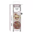 BIBS játszócumi - X Liberty Colour natúr kaucsuk 6-18 hó kamilla mackó 2 db
