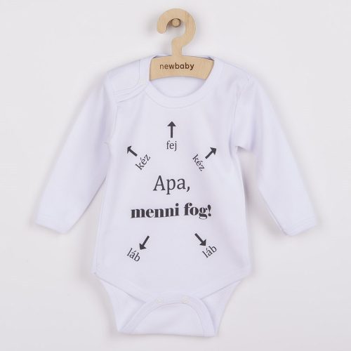 Body nyomtatással New Baby Apa, menni fog!