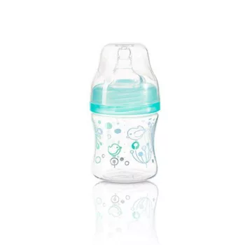   BabyOno cumisüveg műa. szélesnyakú anticolic 120ml menta 402/01