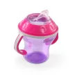 BabyOno itatópohár - csöpögésmentes puha csőrrel 3hó 180ml pink  1456/02