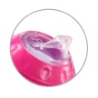BabyOno itatópohár - csöpögésmentes puha csőrrel 3hó 180ml pink  1456/02
