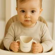 BabyOno tanulópohár - ergonómikus 6hó bézs 1463/09