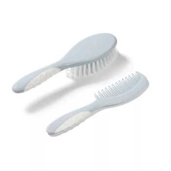 BabyOno fésű-kefe puha sörtékkel kék 570/05