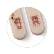 BabyOno evőeszköz-készlet rozsdamentes acél bézs maci 1065/03