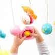 Baby Mix zenélő-forgó projektoros piros