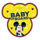 Seven Polska tábla Baby on Board - Mickey