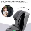 Kinderkraft gyerekülés Safety Fix 2 i-Size Isofix 76-150cm szürke
