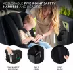 Kinderkraft gyerekülés Safety Fix 2 i-Size Isofix 76-150cm szürke
