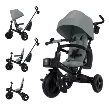 Kinderkraft tricikli 6in1 AVEO 2 PLUS  szürke