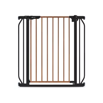 Lionelo ajtórács fém Truus 75-105 cm fekete-fa-natural