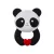 Akuku rágóka szilikon Panda