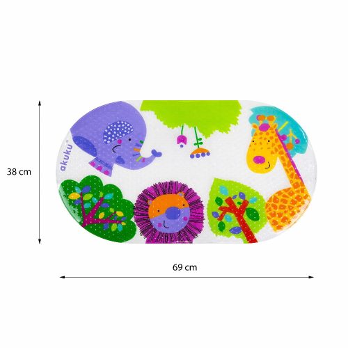 Akuku csúszásgátló kádba 69x38cm szafari