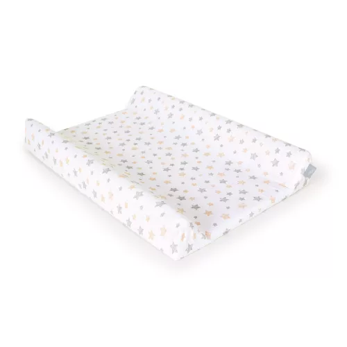 Ceba pelenkázólap huzat pamut (50x70-80) 2db/csomag sötétszürke sárga csillagos