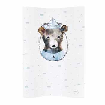   Ceba pelenkázó lap puha 2 oldalú 50x70cm COSY  Watercolor maci csákós