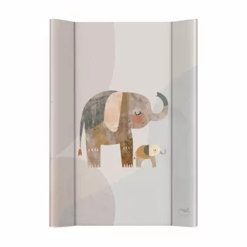 Ceba pelenkázó lap merev 2 oldalú 50x70cm BASIC elephant