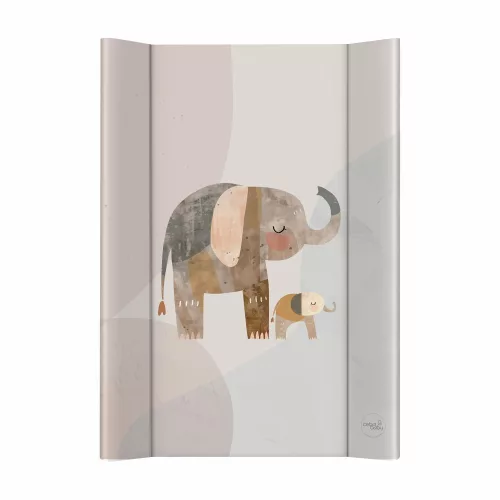 Ceba pelenkázó lap merev 2 oldalú 50x70cm BASIC elephant