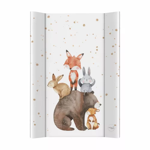 Ceba pelenkázó lap puha 2 oldalú 50x70cm BASIC  Forest Friends