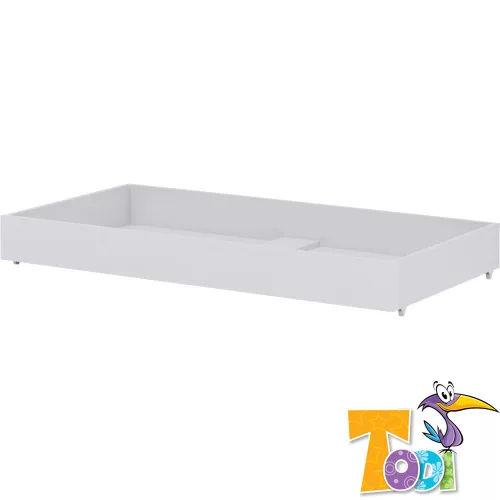 Todi ágyneműtartó White Bunny gurulós átalakítható 70x140cm kiságyhoz